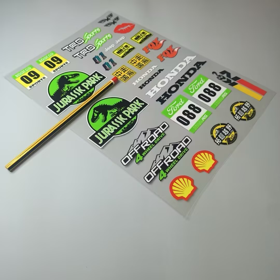 UV Transfer Decal Sticker Set for RC Crawlers XQJ-008