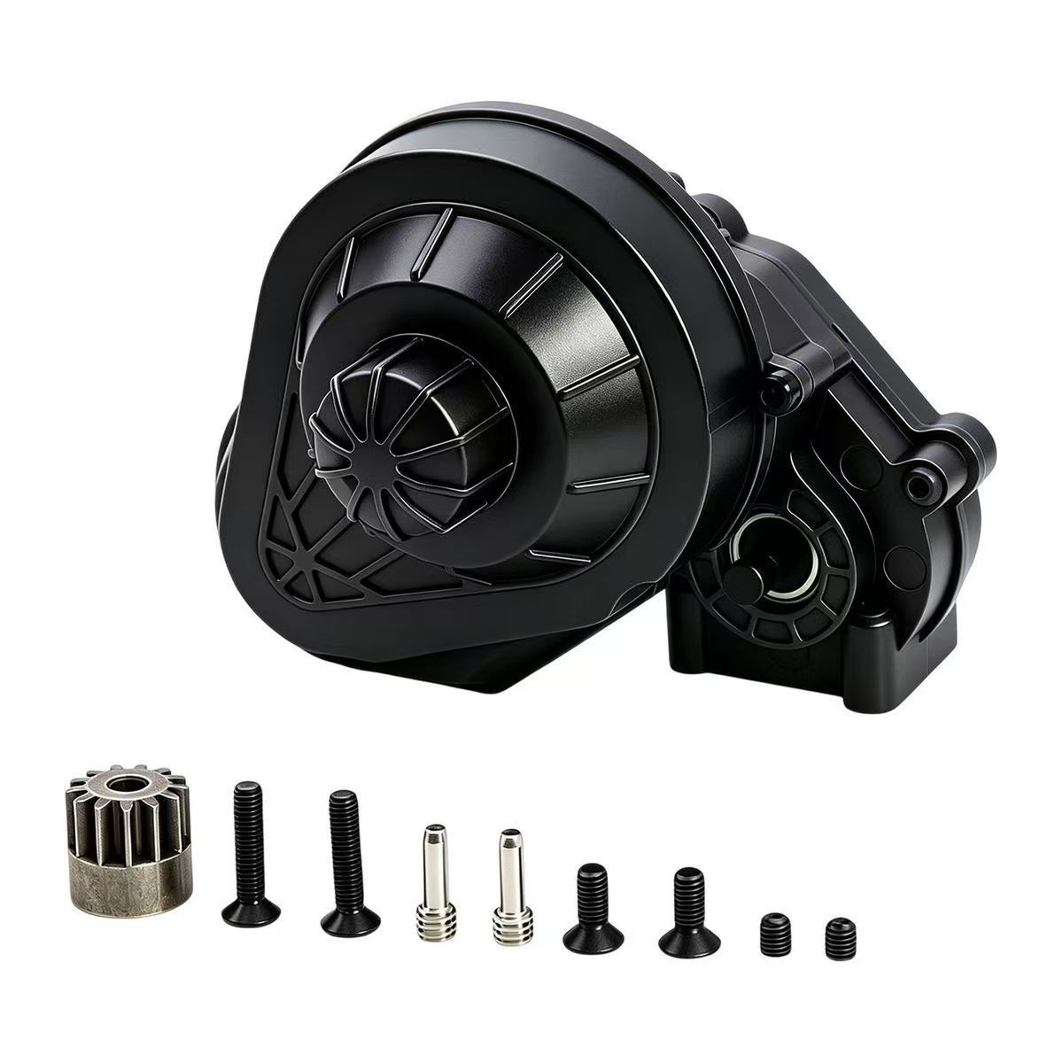 1/10 RC Crawler SCX10 I/II Nylon Transmission Gearbox with All-Metal Gears for 90046/90027  BX2