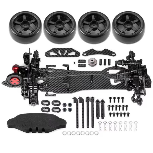 Sakura D5S 1/10 RWD Drift Chassis RC Car OP Upgraded Metal Belt-Driven Frame  DB14