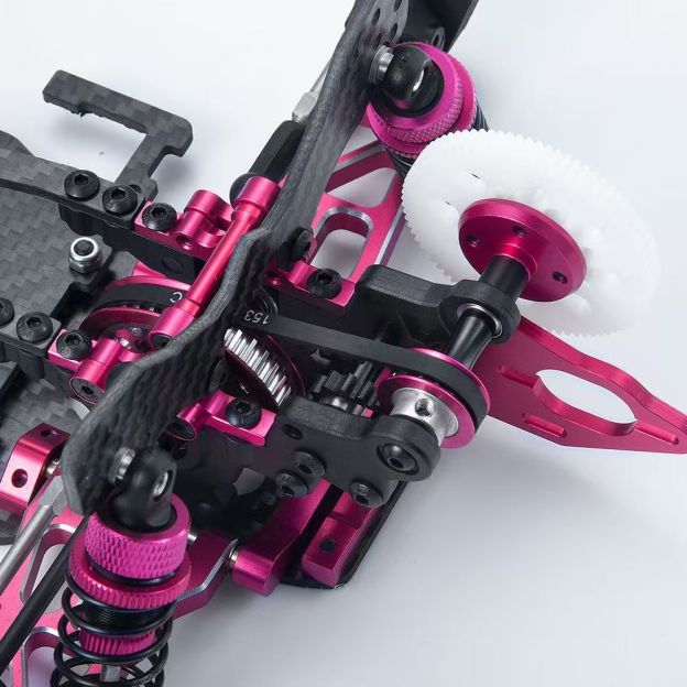 Sakura D5S 1/10 RWD Drift Chassis RC Car OP Upgraded Metal Belt-Driven Frame  DB14