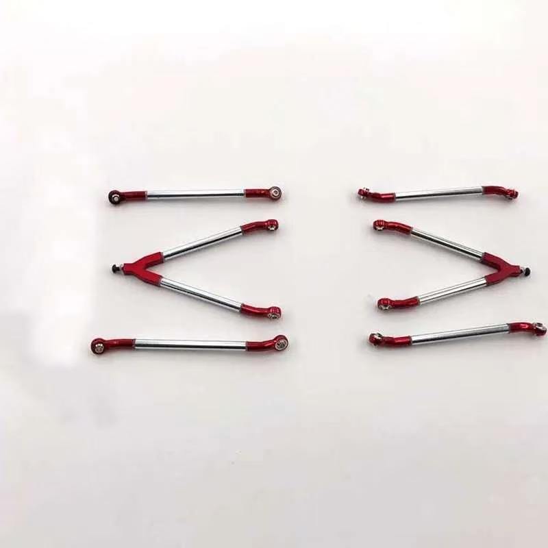  Y-Style Metal Linkage Rod Set for 1/10 RC Crawlers, Compatible with Axial SCX10 AX10 RC4WD  LG06