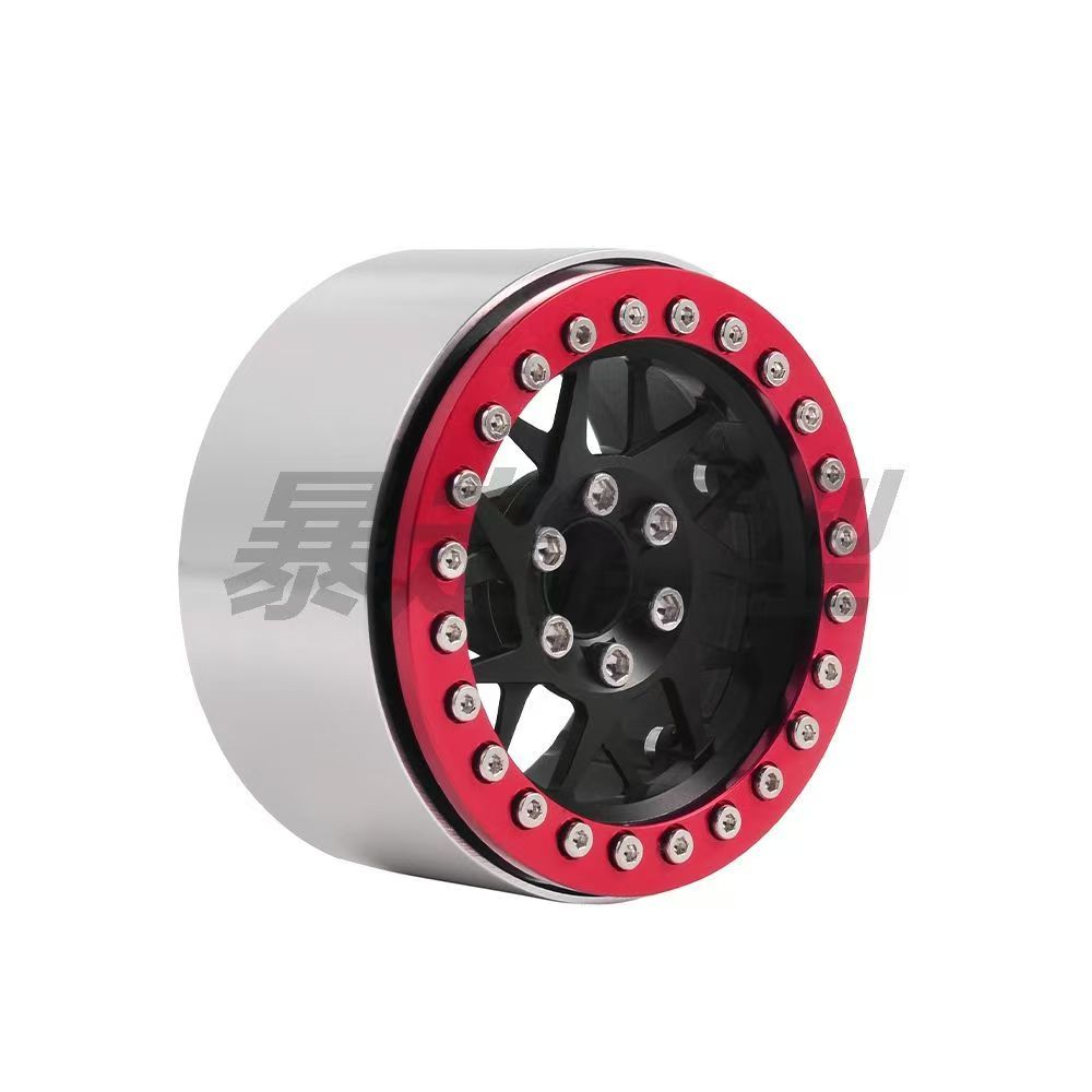 XIANGXI H8H 2.2" Aluminum Beadlock Wheels for 1/10 RC Crawlers - Compatible with SCX10, YK & More L3