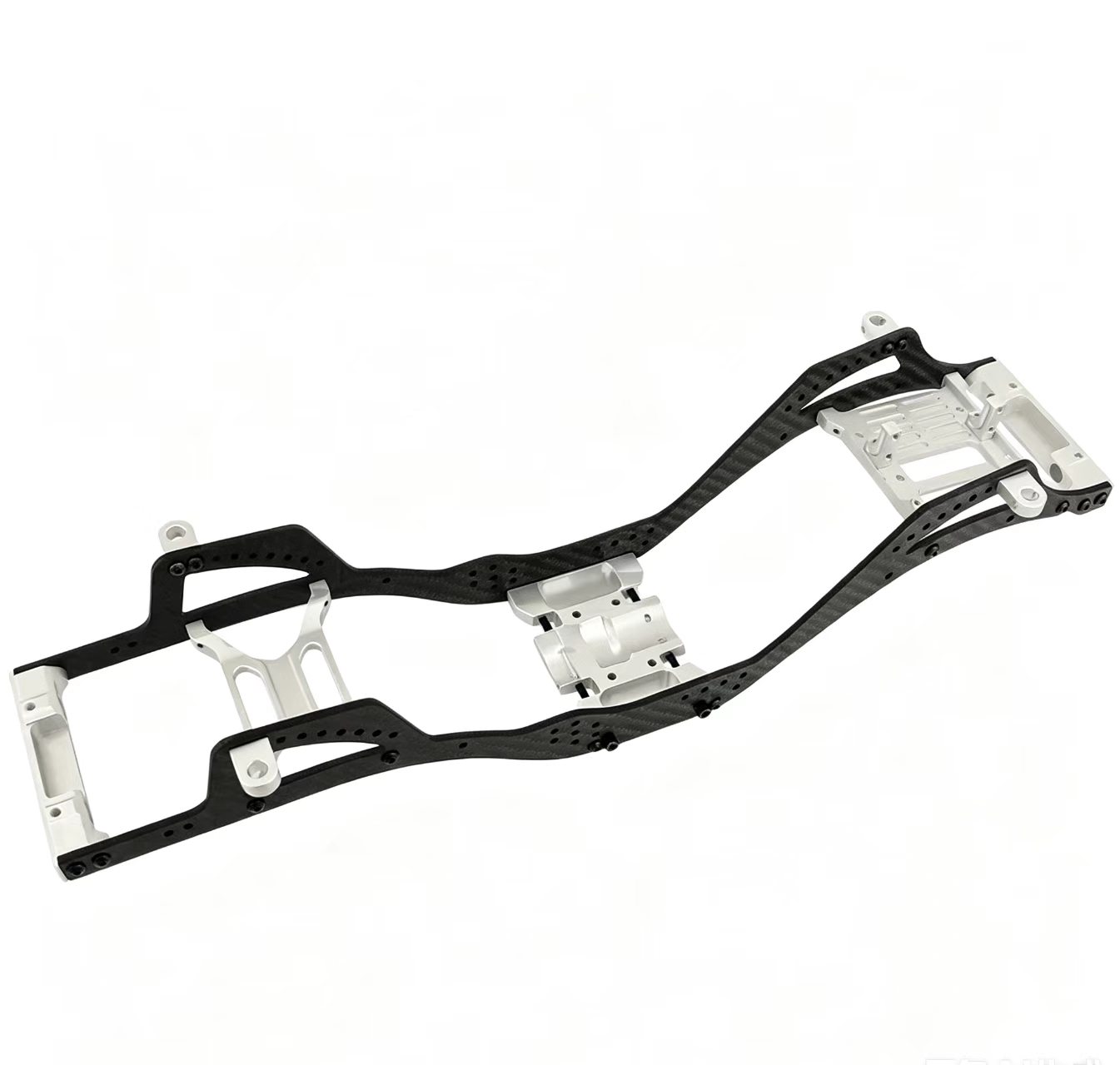  Carbon Fiber & Aluminum Chassis Frame Upgrade for 1/10 SCX10 Pro RC Crawler  DB07