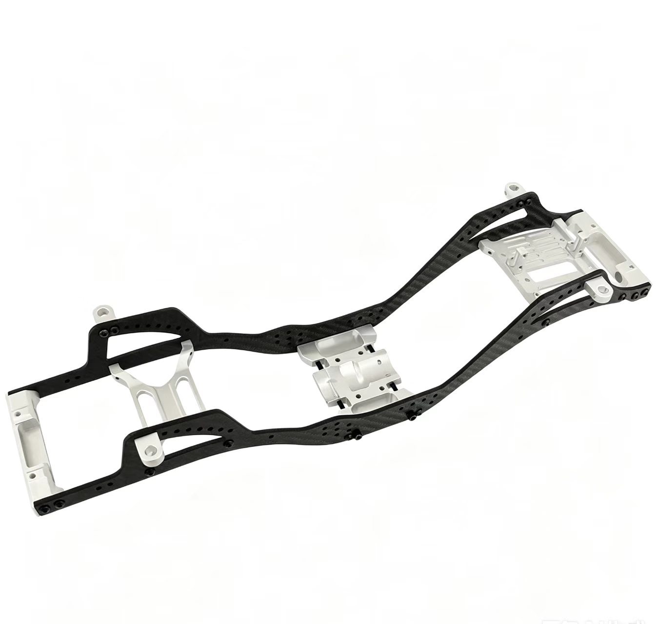  Carbon Fiber & Aluminum Chassis Frame Upgrade for 1/10 SCX10 Pro RC Crawler  DB07