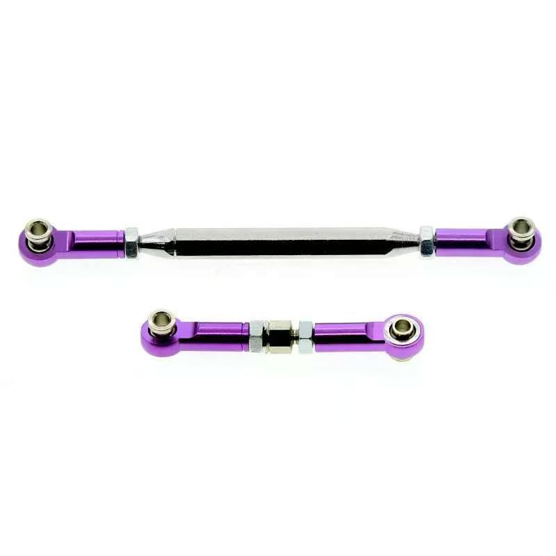 Adjustable Aluminum Alloy Servo Linkage Rod for RC Cars, M3 Ball Joint, DIY Upgrade Parts  LG08
