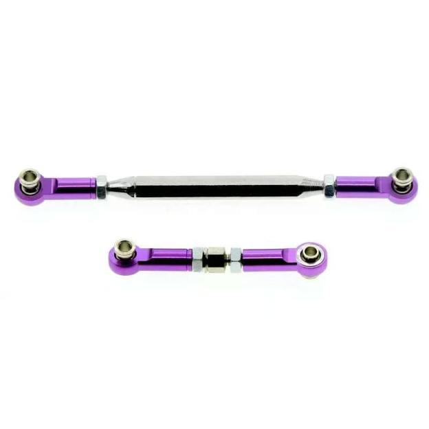 Adjustable Aluminum Alloy Servo Linkage Rod for RC Cars, M3 Ball Joint, DIY Upgrade Parts  LG08