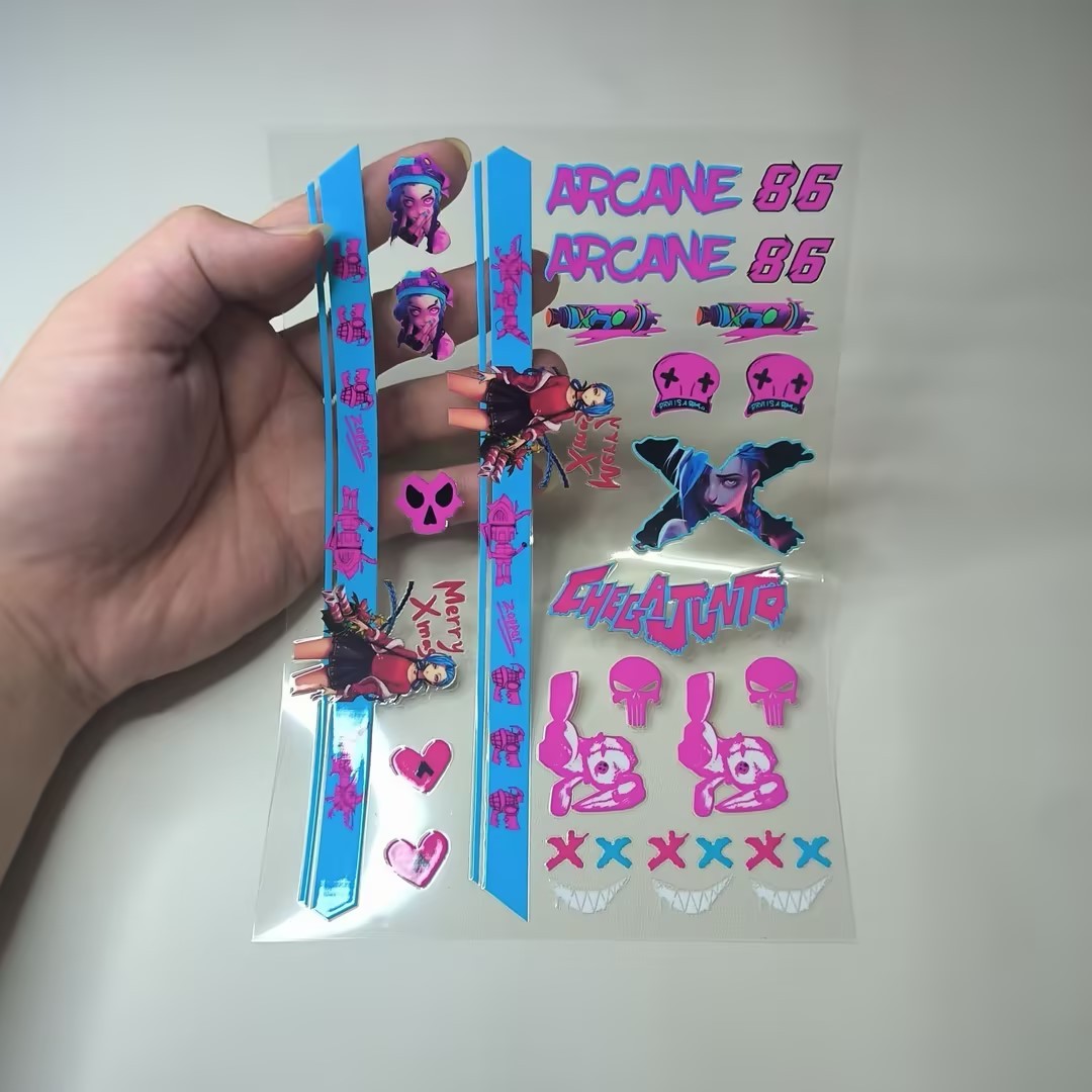 UV Transfer Decal Sticker Set for RC Crawlers XQJ-008