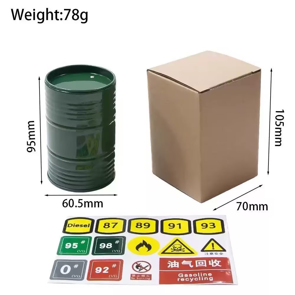 RC Crawler Mini Oil Drum Model & Desk Organizer XQJ-013