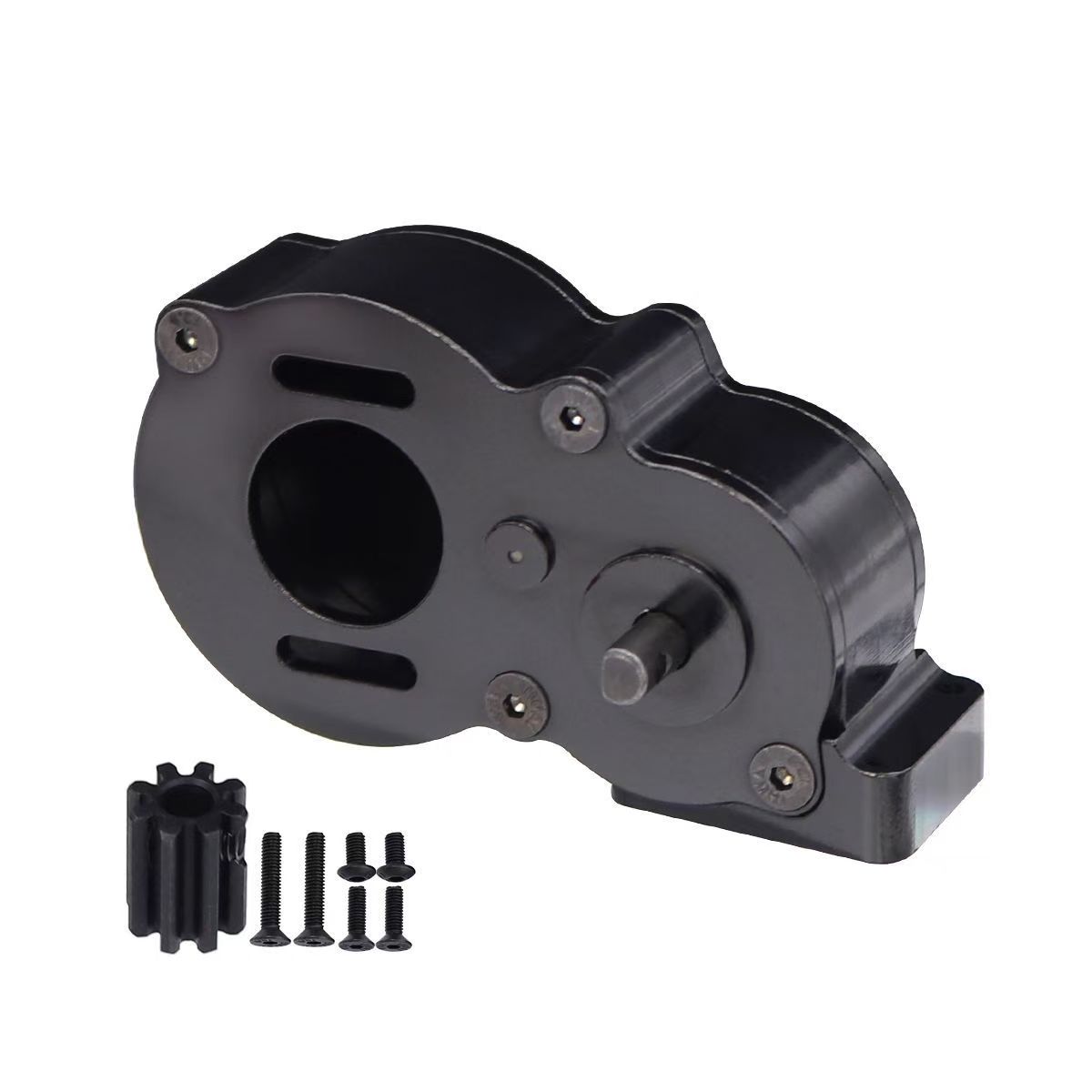 Full Metal Transmission Gearbox for 1/10 Axial SCX10 II III 90046 LCG RC Crawler Upgrade  BX4