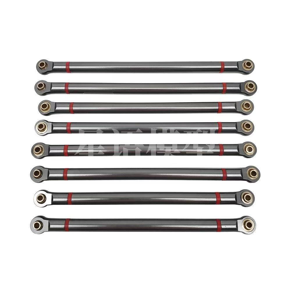8PCS Aluminum Alloy Linkage Rod Set for 1/10 Axial SCX10 313mm Wheelbase RC Crawlers  GL05