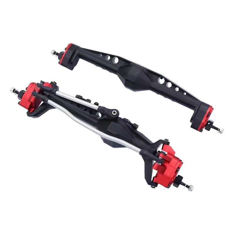 Capra 1.9 Metal Portal Axle Set, Front & Rear Axle Assembly, VP Diamond Axle Style Upgrade for RC Crawlers Q02