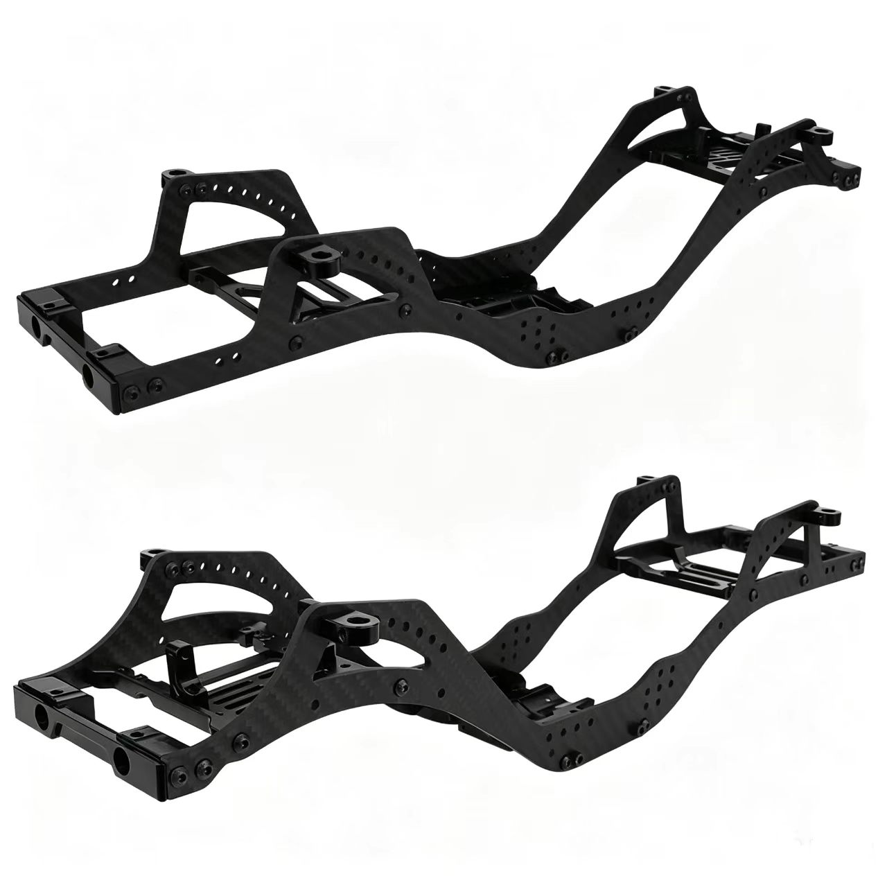  Carbon Fiber & Aluminum Chassis Frame Upgrade for 1/10 SCX10 Pro RC Crawler  DB07
