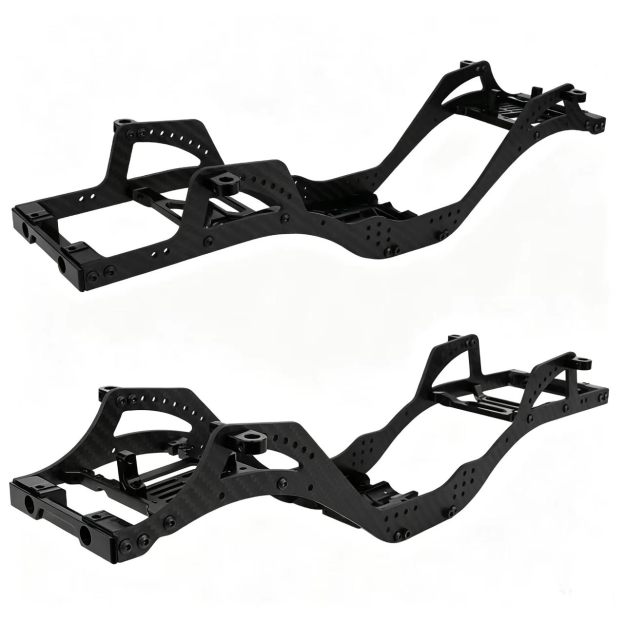  Carbon Fiber & Aluminum Chassis Frame Upgrade for 1/10 SCX10 Pro RC Crawler  DB07
