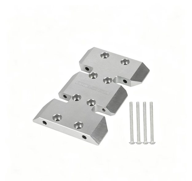 LCG Low Center of Gravity Aluminum Transmission Skid Plate for 1/10 RC Crawler Axial SCX10  BD03