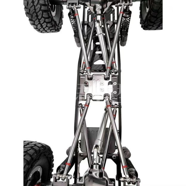 8PCS Aluminum Alloy Linkage Rod Set for 1/10 Axial SCX10 313mm Wheelbase RC Crawlers  GL05