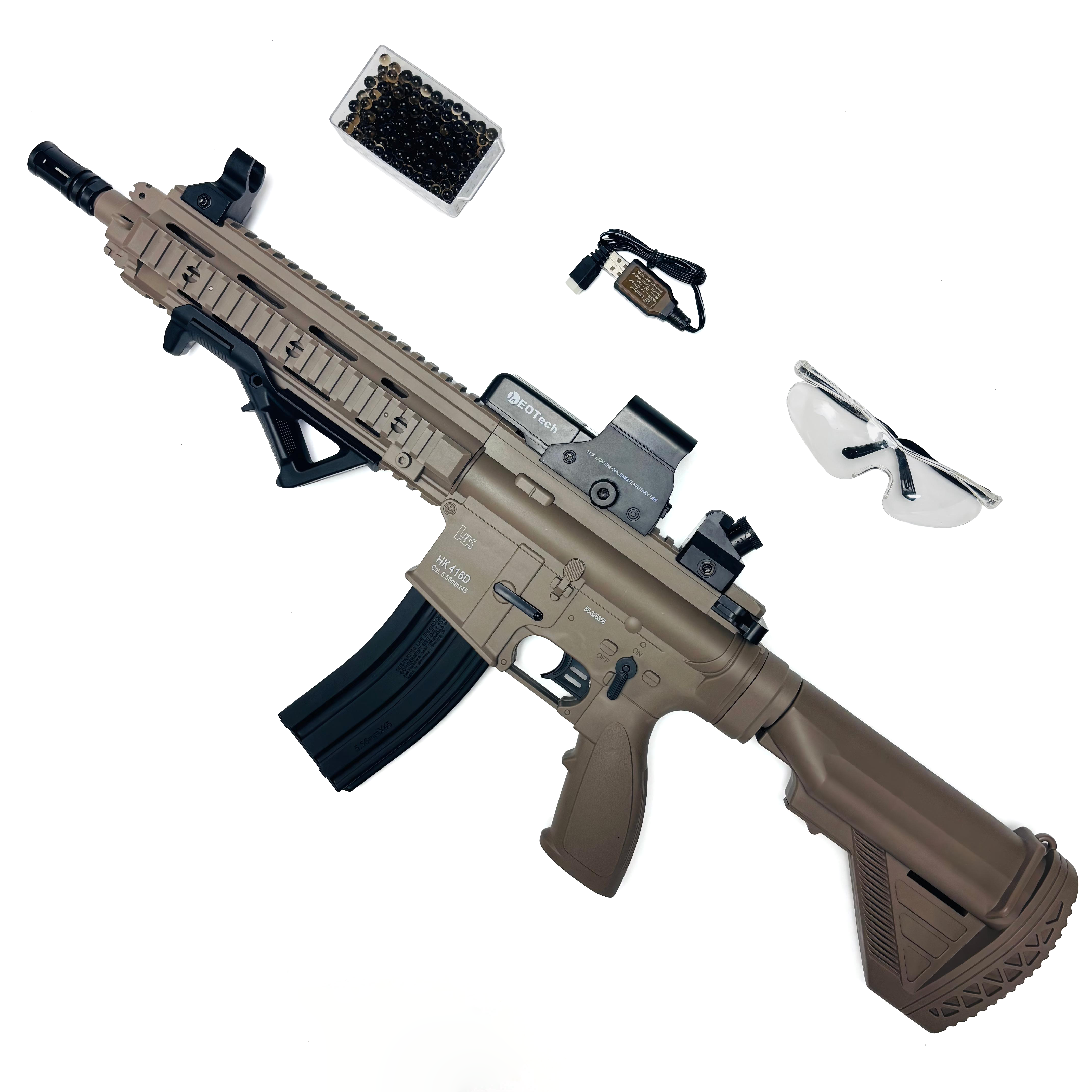 HK416D assault rifle Safe Toy Gun made of nylon