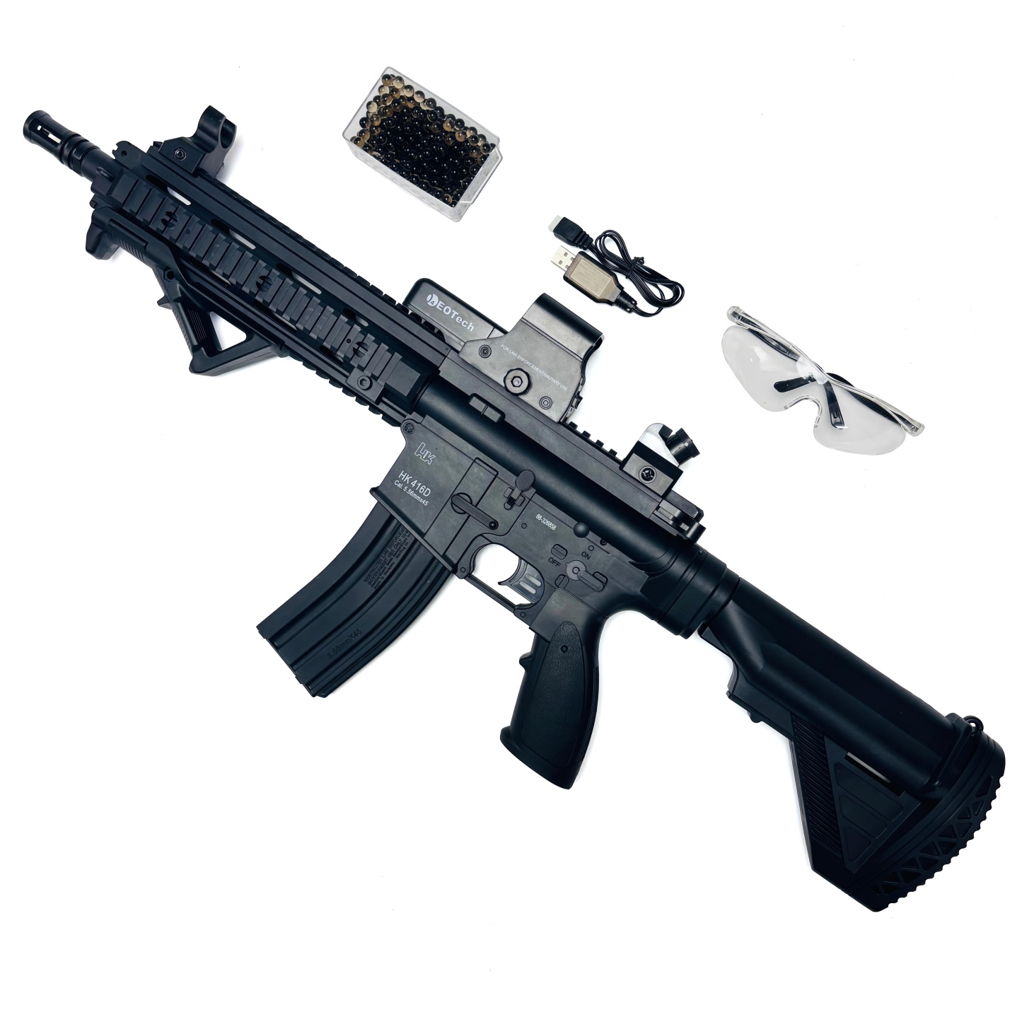 HK416D assault rifle Safe Toy Gun made of nylon