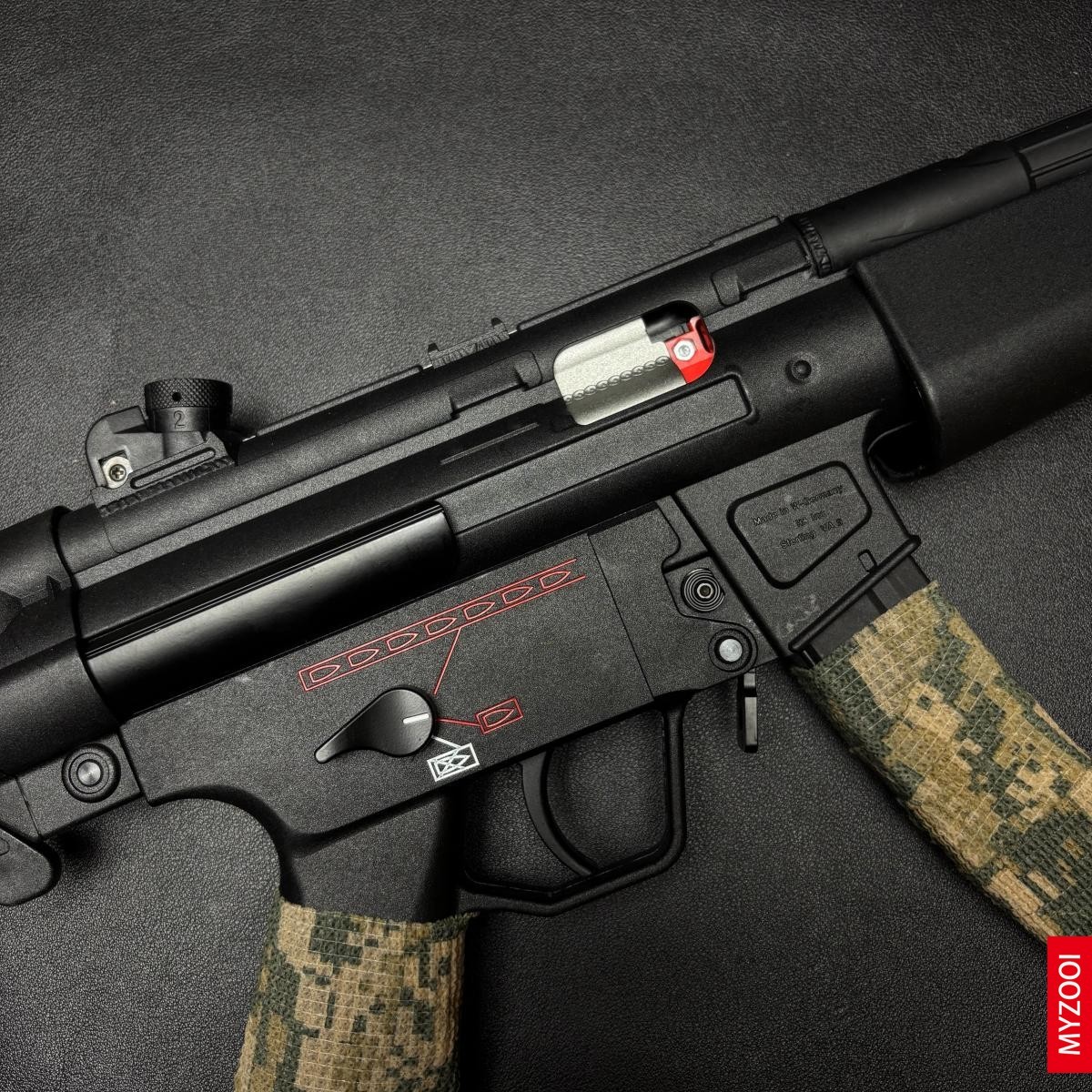 MP5 submachine gun Safe Toy Gun made of nylon