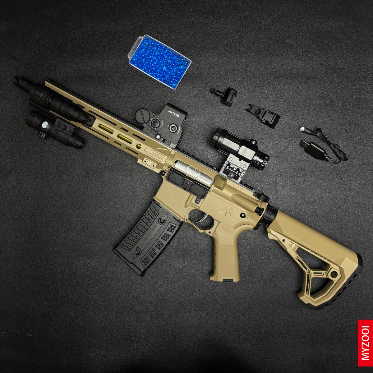 F4 assault rifle Safe Toy Gun made of nylon