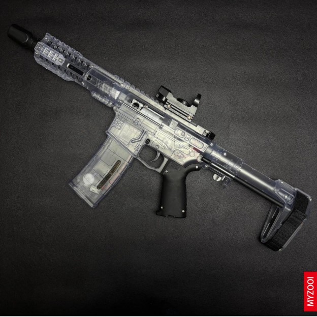 SLR Gel Blaster Safe Toy Gun with Nylon Material 