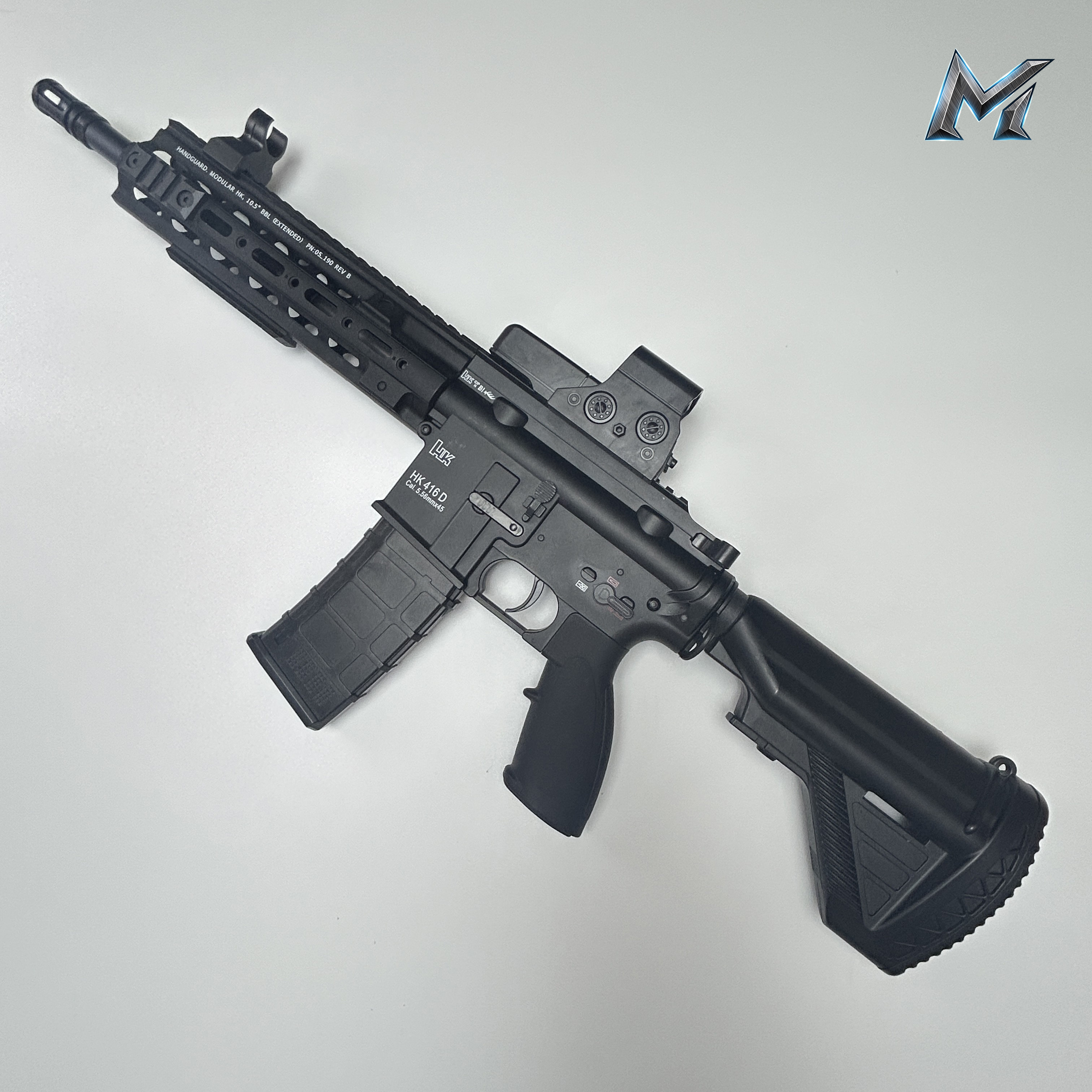 HK416D assault rifle made of nylon