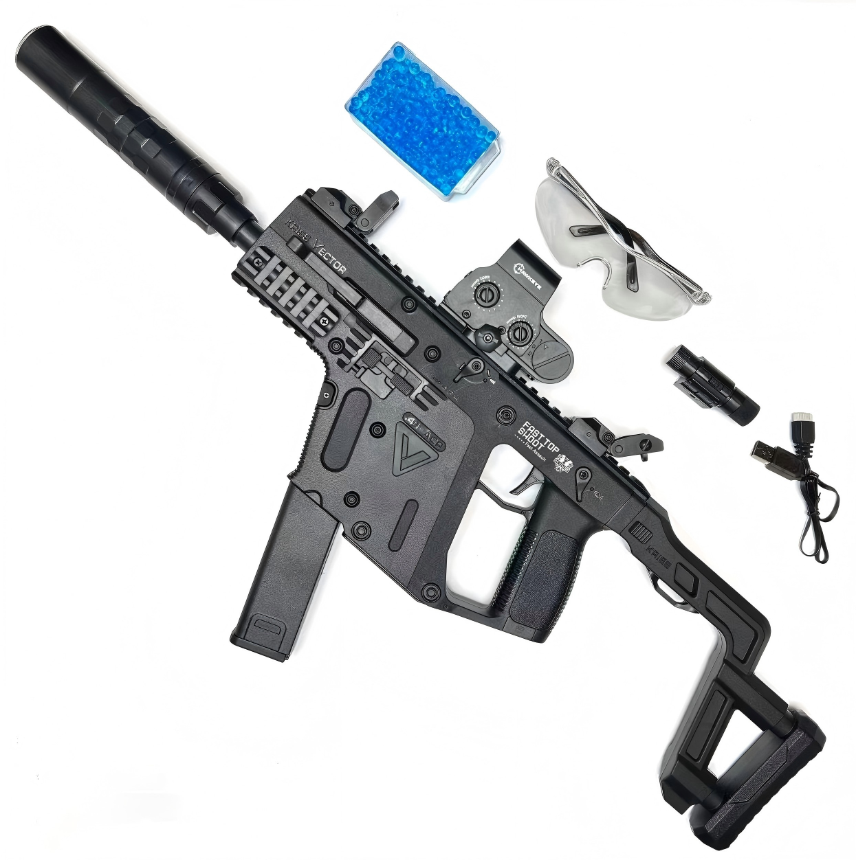 Victor Short Sword Gel Blaster Safe Toy Gun with Nylon Material