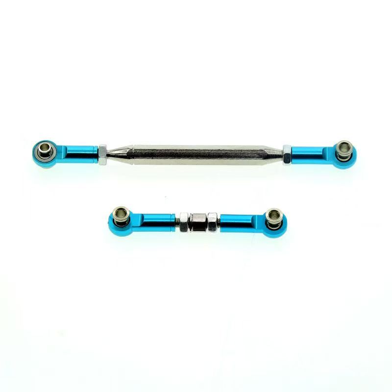 Adjustable Aluminum Alloy Servo Linkage Rod for RC Cars, M3 Ball Joint, DIY Upgrade Parts  LG08