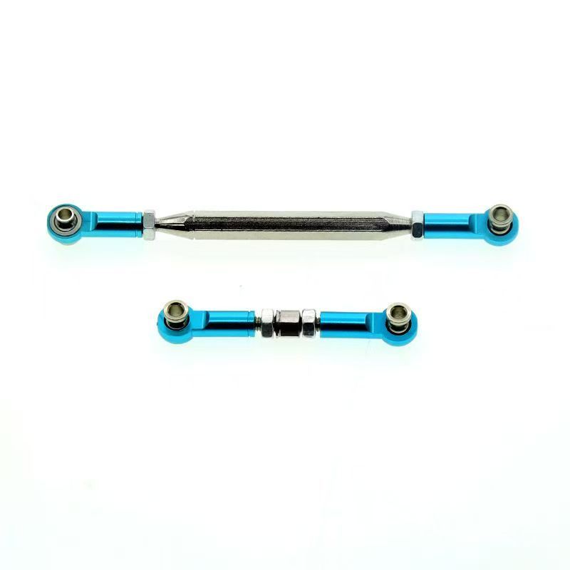 Adjustable Aluminum Alloy Servo Linkage Rod for RC Cars, M3 Ball Joint, DIY Upgrade Parts  LG08