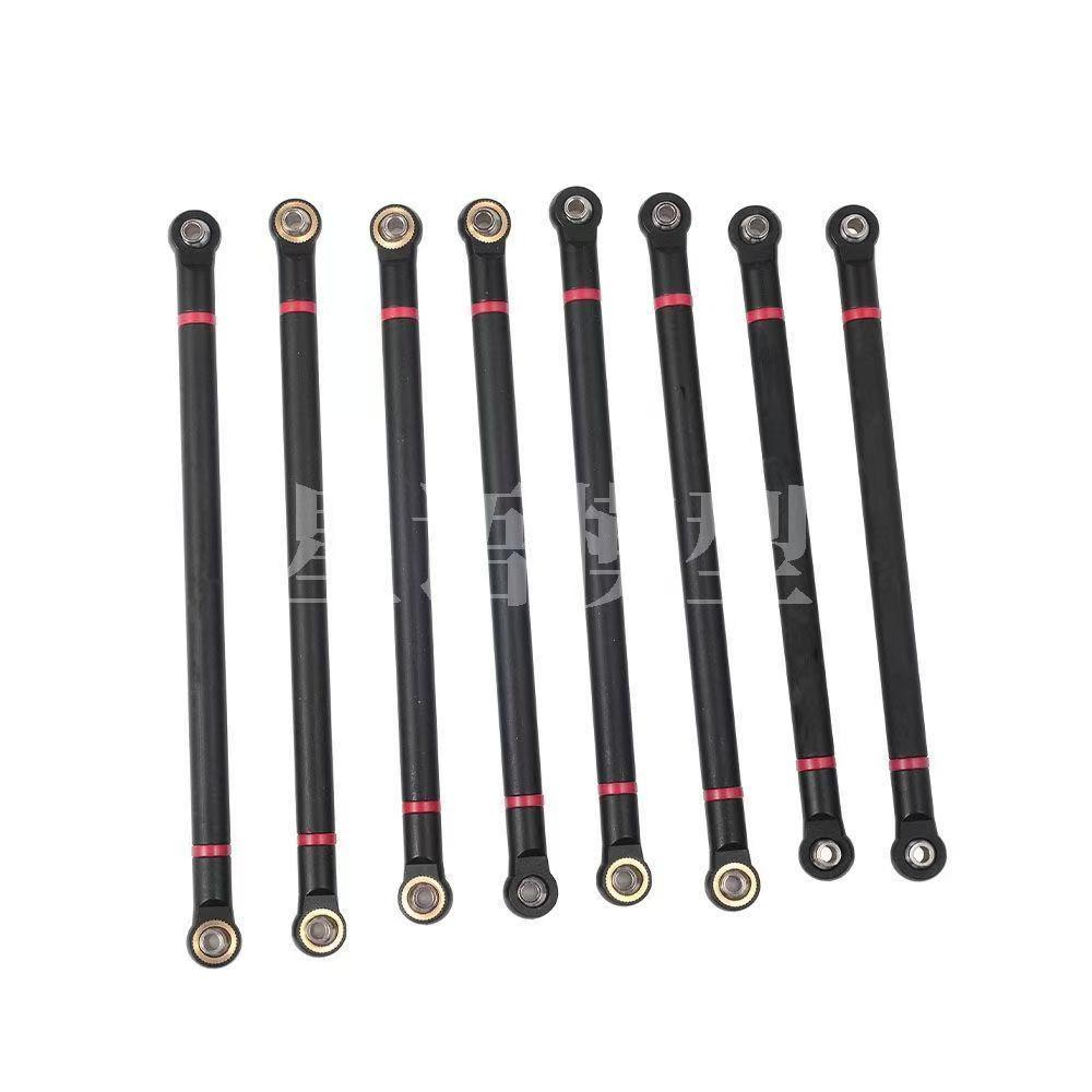 8PCS Aluminum Alloy Linkage Rod Set for 1/10 Axial SCX10 313mm Wheelbase RC Crawlers  GL05