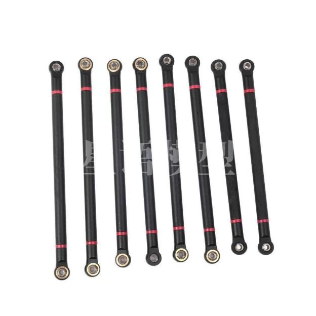 8PCS Aluminum Alloy Linkage Rod Set for 1/10 Axial SCX10 313mm Wheelbase RC Crawlers  GL05