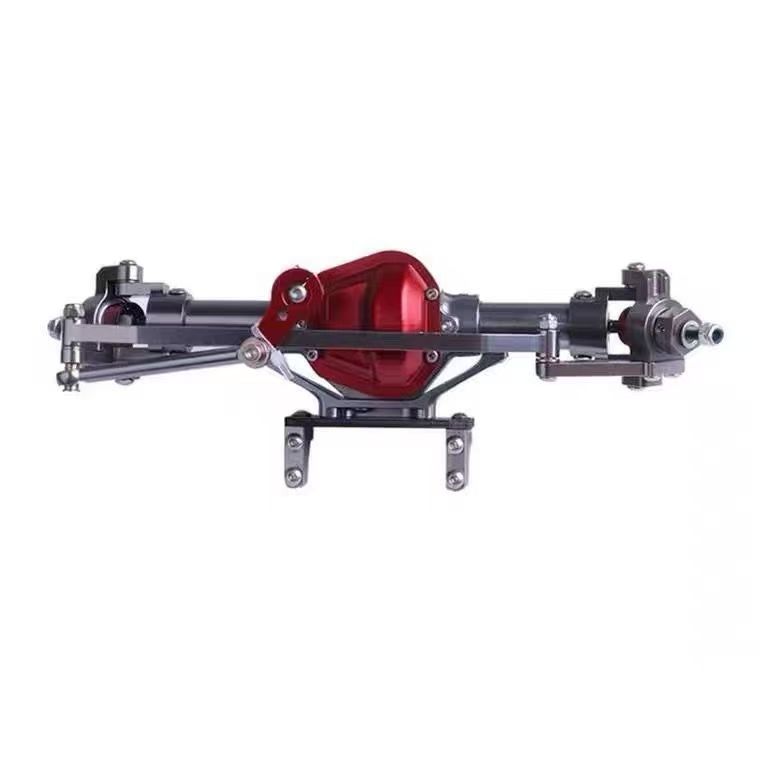1/10 RC Crawler Aluminum Front & Rear Axle Set, Compatible with SCX10 90046 RC4WD D90 D110 CC01  Q01