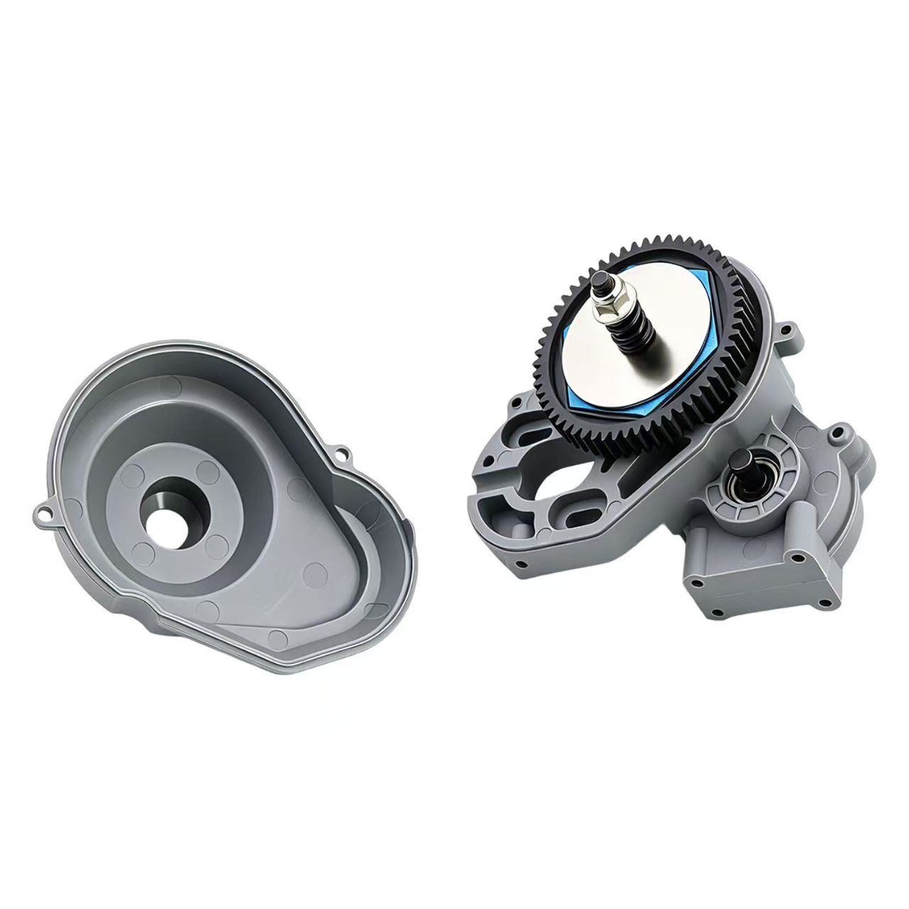 1/10 RC Crawler SCX10 I/II Nylon Transmission Gearbox with All-Metal Gears for 90046/90027  BX2