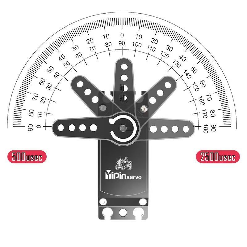 Yipinservo X150kg Pro 150kg High Torque Brushless Digital Servo - IP67 Waterproof, Industrial Grade for Robots & RC Models  DJ2