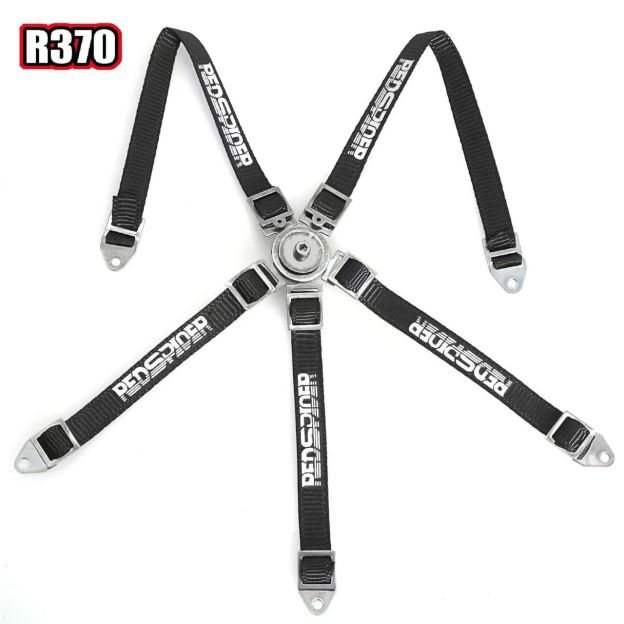 RS Red Spider 1/10 Crawler / 1/8 AXIAL Buggy 5-Point RC Simulation Seatbelt Racing Harness Upgrade Parts R231  Y2