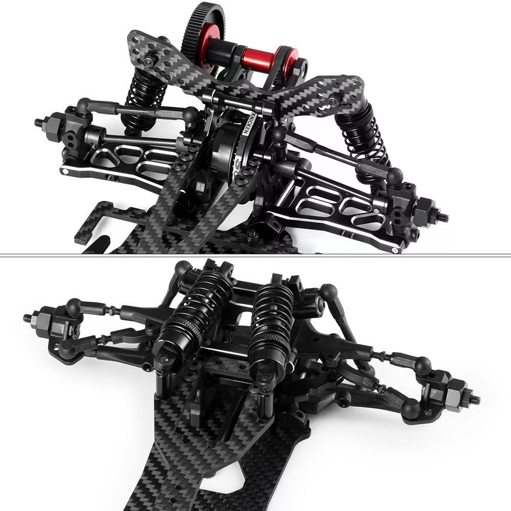 Sakura D5S 1/10 RWD Drift Chassis RC Car OP Upgraded Metal Belt-Driven Frame  DB14