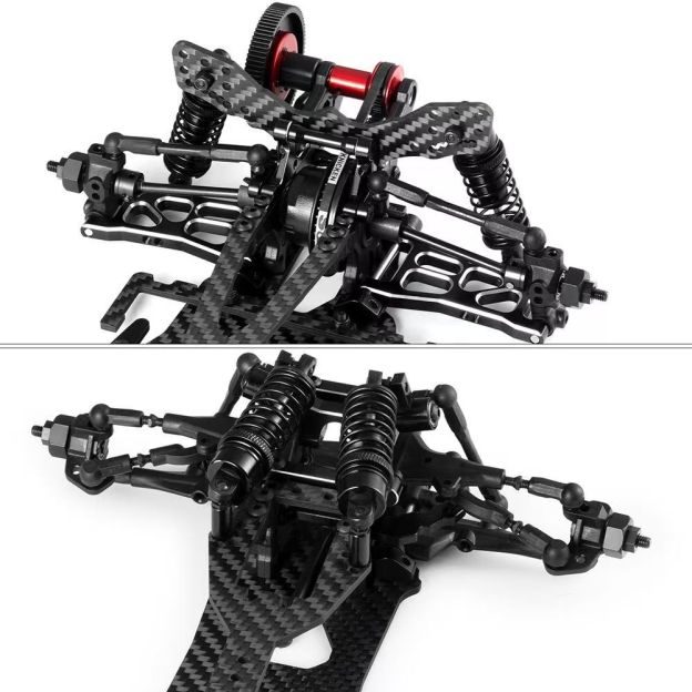 Sakura D5S 1/10 RWD Drift Chassis RC Car OP Upgraded Metal Belt-Driven Frame  DB14