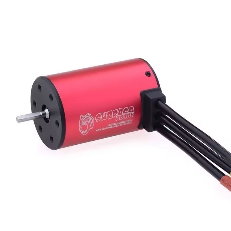 Wangjingang 3660 Brushless Motor + 60A ESC Combo | Power Upgrade Kit for 1/10 RC On-Road, Off-Road & Monster Trucks