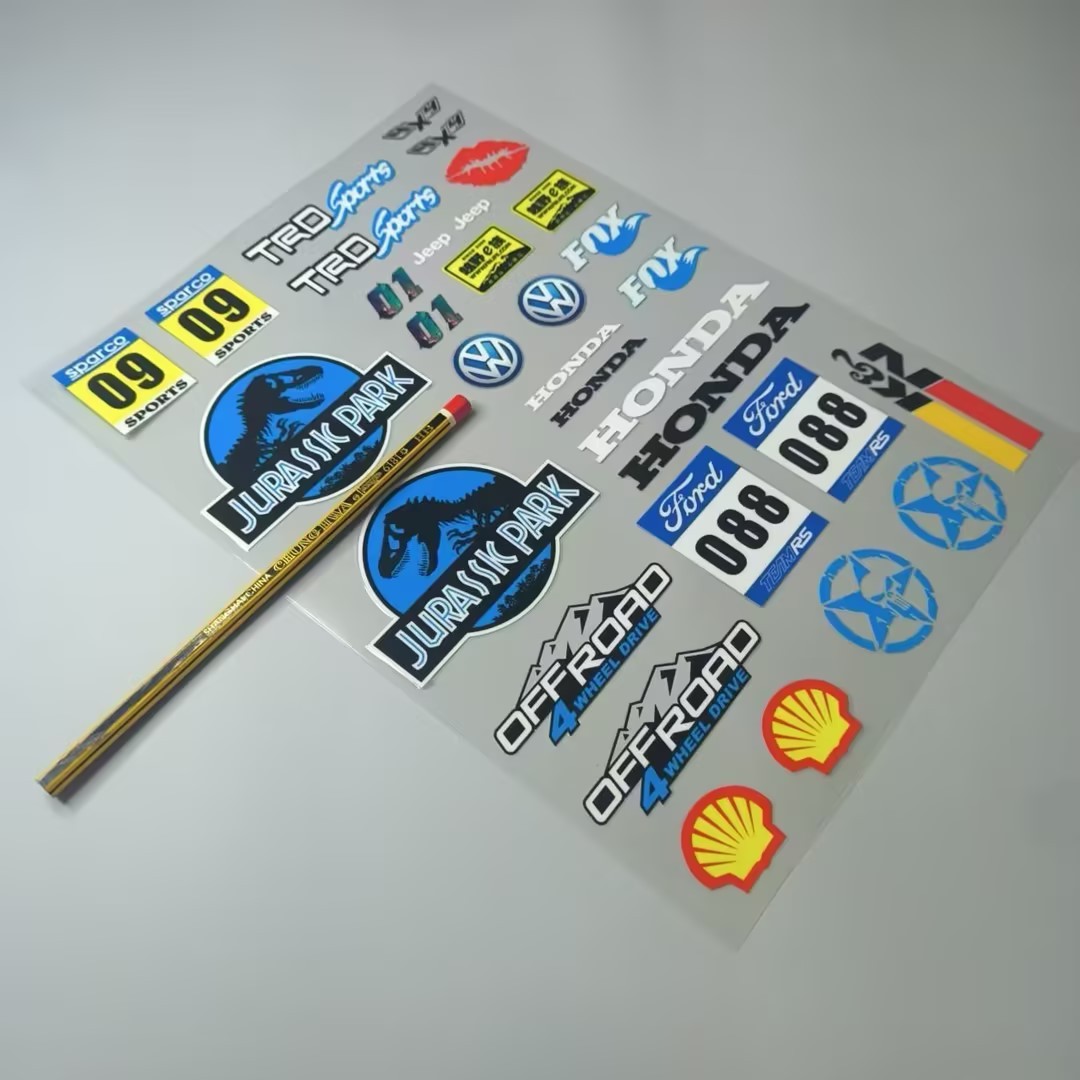 UV Transfer Decal Sticker Set for RC Crawlers XQJ-008