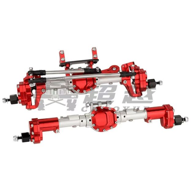 1/10 RC Crawler Aluminum Portal Axle Set for Axial SCX10 II 90046 / 90047  Q10