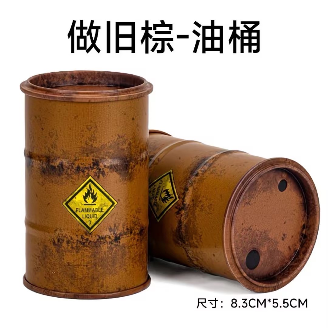 1/10 Scale RC Crawler Metal Oil Drum Model XQJ-009
