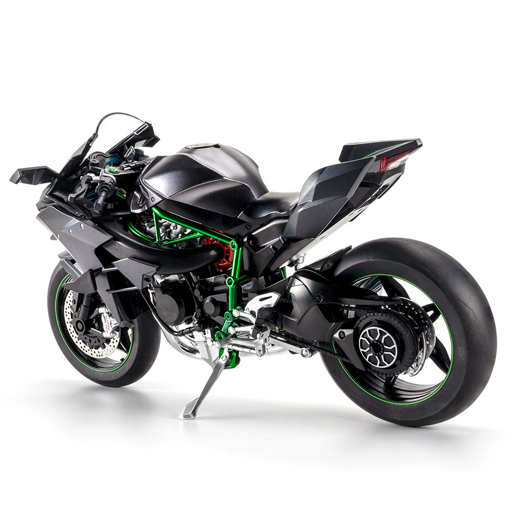 1:6 Kawasaki H2R Model - Ignitable, Alloy Simulated Motorcycle 