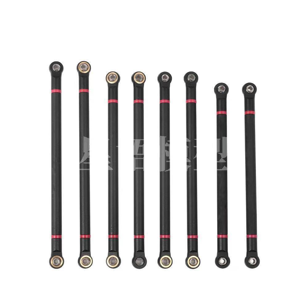 8PCS Aluminum Alloy Linkage Rod Set for 1/10 Axial SCX10 313mm Wheelbase RC Crawlers  GL05