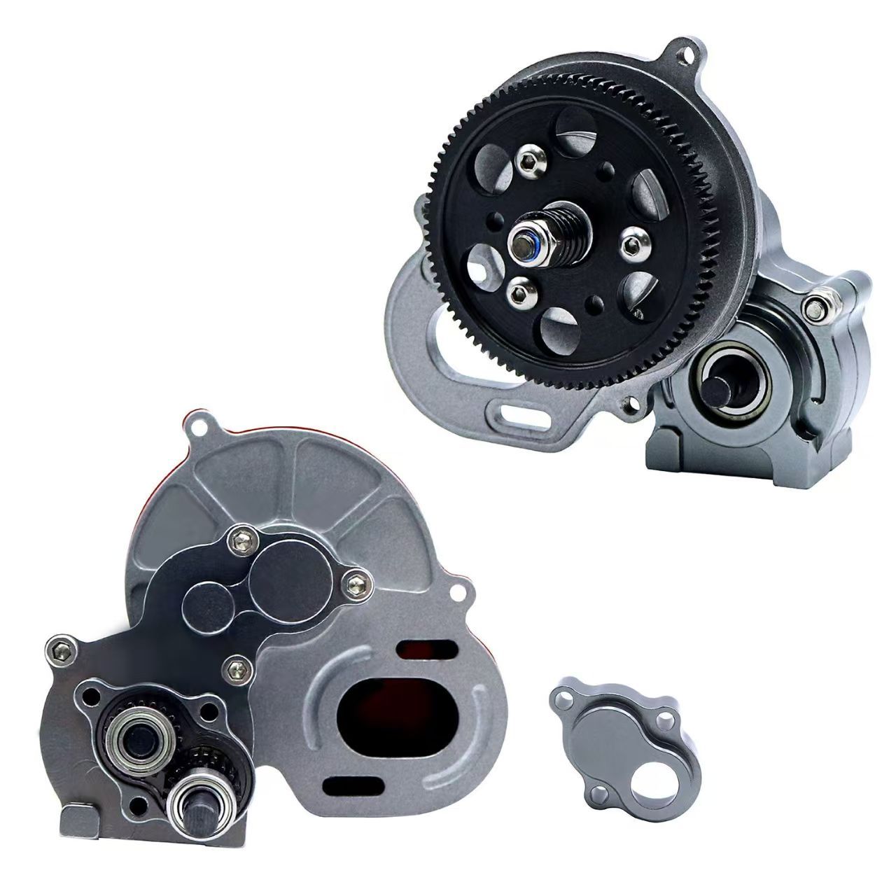 Sealed Full Metal Reverse Transmission Gearbox for 1/10 Axial SCX10 RC Crawler Upgrade  BX5