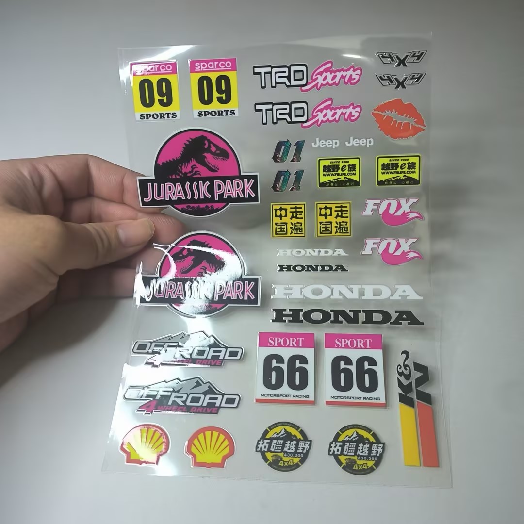 UV Transfer Decal Sticker Set for RC Crawlers XQJ-008