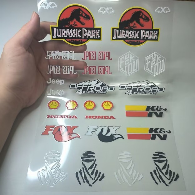 UV Transfer Decal Sticker Set for RC Crawlers XQJ-008