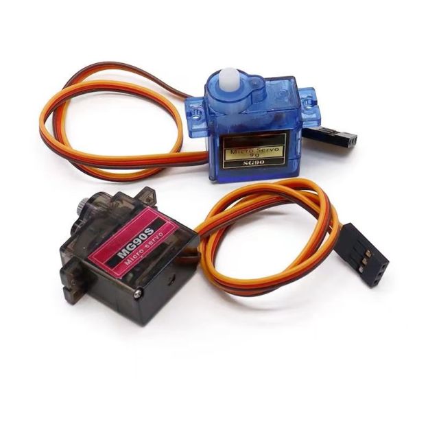 SG90 9g Micro Digital Servo, 180°/360° Optional, for RC Aircraft/Fixed-Wing/Small Robots  DJ7