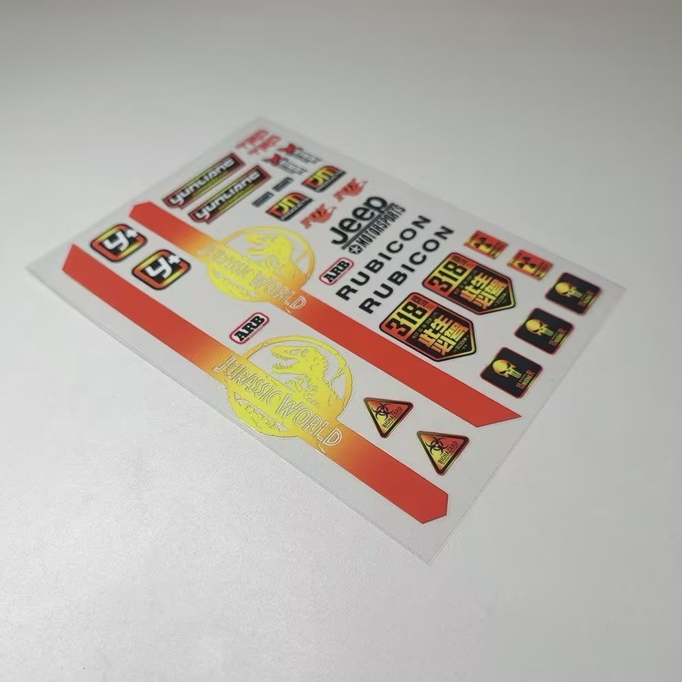 UV Transfer Decal Sticker Set for RC Crawlers XQJ-008