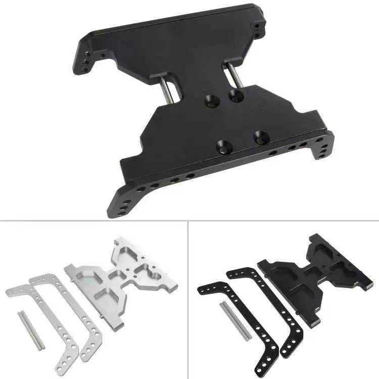  Metal Transmission Mount Skid Plate for 1/10 RC Crawler Axial Capra 1.9 UTB (Fits SCX10 Gearbox)  DB02