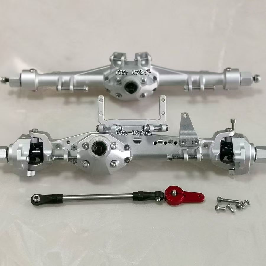 VP Diamond Style Straight Axle Set for SDM Tube Frame Crawlers, Compatible with SCX10 Gen3 / TRX4 / AT4 1/10 RC Cars  Q4