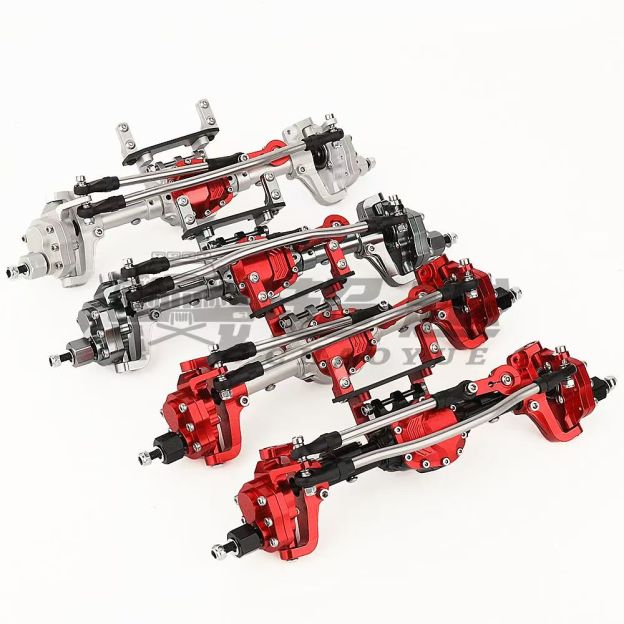 1/10 RC Crawler Aluminum Portal Axle Set for Axial SCX10 II 90046 / 90047  Q10
